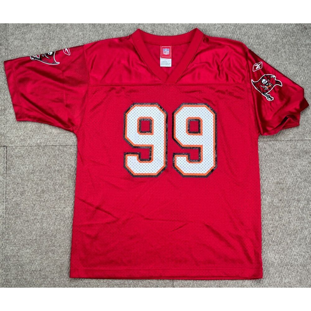 NFL Tampa Bay Buccaneers Vintage #99 Warren Sapp Football Jersey Size XL (18-20)